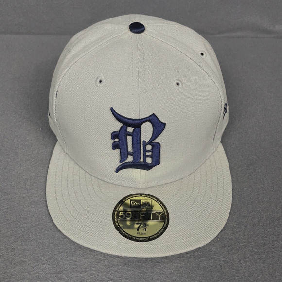 Benny Gold "DoughBoy" 5950 Cap 7 3/4 New Era Light Gray 59Fifty Hat - Picture 3 of 11